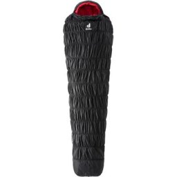 deuter Exosphere 0° Schlafsack schwarz/rot Left Zipper 2023 Schlafsäcke