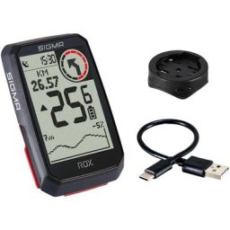 SIGMA SPORT ROX 4.0 Fahrradcomputer inkl. Vorbauhalterung schwarz 2023 GPS-Geräte