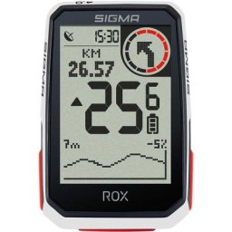 SIGMA SPORT ROX 4.0 Fahrradcomputer inkl. Vorbauhalterung weiß 2023 GPS-Geräte