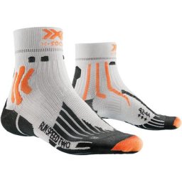 X-Socks Run Speed Two 4.0 Socken Herren weiß/orange EU 42-44 2023 Laufsocken