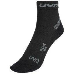 UYN Run Veloce Socken Herren schwarz/grau EU 39-41 2023 Laufsocken