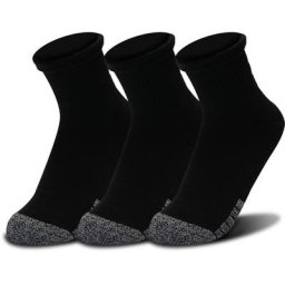 Under Armour Heatgear Quarter Socks 3er Pack schwarz XL | EU 47,5-50,5 2023 Laufsocken