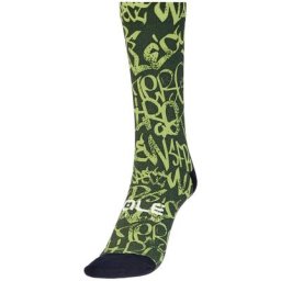Alé Cycling Ride Drycot Socken grün S/M | EU 36-41 2022 Socken