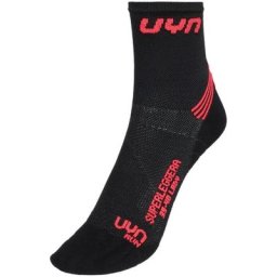 UYN Run Superleggera Socken Damen schwarz/orange EU 35-36 2023 Kompressionssocken