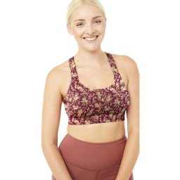 MANDALA Printed Sport-BH Damen rot/bunt S 2023 Unterwäsche