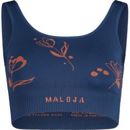 Maloja CremonaM. Sport-BH Damen blau L/XL 2023 Unterwäsche