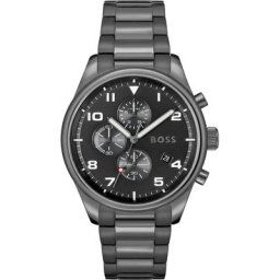 Hugo Boss Chronograph Edelstahl Herrenuhren Herren