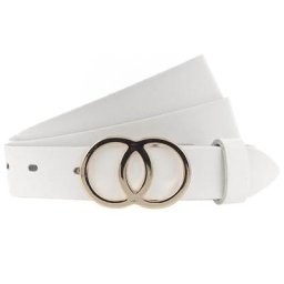 Vanzetti Gürtel Leder Weiss Damen