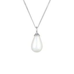 Nenalina Nenalina Halskette Anhänger Süsswasserzuchtperle Tropfen 925 Silber Ketten Damen
