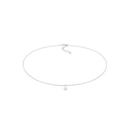 Elli Elli Halskette Choker Kreis Plättchen Basic Coin 925 Silber Ketten Damen