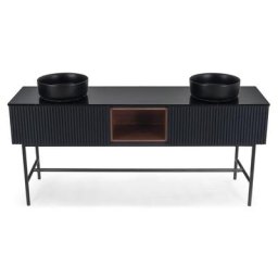 Waschtisch HENDRIX - Waschtisch für zwei Aufsatzwaschbecken, 178 x 45cm