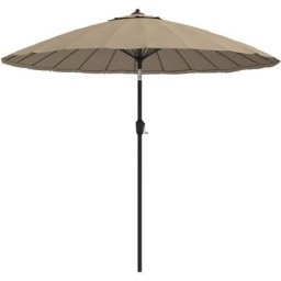 Sonnenschirm mit Aluminium-Mast 270 cm Taupe vidaXL - Taupe