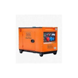 Black+decker Stromerzeuger 7.9KvA Diesel 230V/400V Schallgedämmt BXGND7900E - Orange