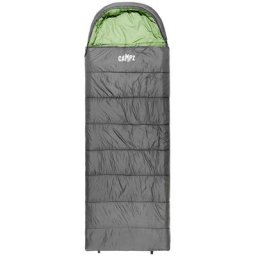 CAMPZ Surfer Pro 1200 Schlafsack Regular grau/grün 2023 Schlafsäcke
