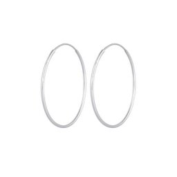 Elli Elli Ohrringe Basic Creolen Trend Zeitlos 925 Sterling Silber Damen