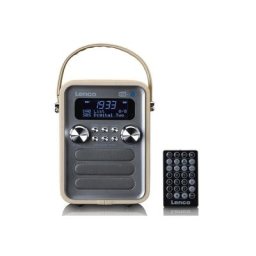 Lenco PDR-051 Digitalradio (DAB) (Digitalradio (DAB), FM-Tuner mit RDS, 4 W)