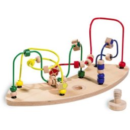 Hauck Hochstuhltablett Alpha Play Moving Set Water Animals, Holz, Kunststoff, Metall, FSC® - schützt Wald - weltweit
