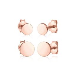 Elli Ohrring-Set Disc Plättchen Kreis Basic 2er Set 925 Silber
