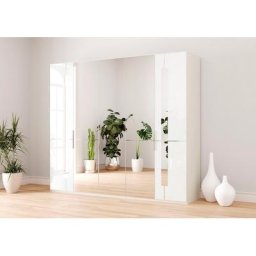 GALLERY M branded by Musterring Drehtürenschrank Imola W inkl. Einlegeböden und Kleiderstangen, mit Glas- und Spiegeltüren