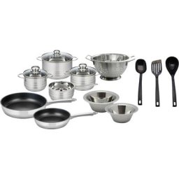 Elo Basic Topf-Set, Edelstahl (Set, 17-tlg), Induktion