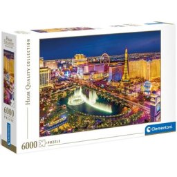Clementoni® Puzzle High Quality Collection, Las Vegas, 6000 Puzzleteile, Made in Europe, FSC® - schützt Wald - weltweit