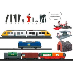 Märklin Modelleisenbahn-Set Märklin my world - Premium-Startpackung mit 2 Zügen - 29343, Spur H0, mit Licht- und Soundeffekten