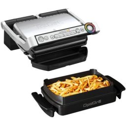 Tefal Kontaktgrill GC714D OptiGrill, 2000 W, + inkl. Snacking & Baking Zubehör