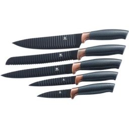 KING Messer-Set Carbon Design (Set, 5-tlg), Wellenschliff