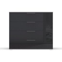 rauch Kommode Koluna, mit Glasfront, 4 Schubkästen, inkl. 6er-Set Filzboxen