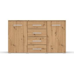 rauch Kommode Koluna, mit 4 Schubkästen, inkl. 3er-Set Filzboxen