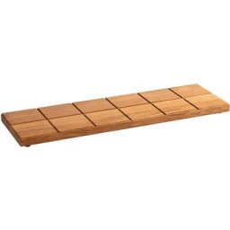 APS Servierbrett SQUARE GN 2/4, Eichenholz, (1-St), mit Antirutsch-Füßchen