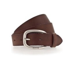 MUSTANG Ledergürtel Leicht genarbtes Leder mit Vintagecharakter