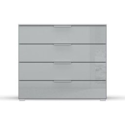 rauch Kommode Koluna, mit Glasfront, 4 Schubkästen, inkl. 6er-Set Filzboxen