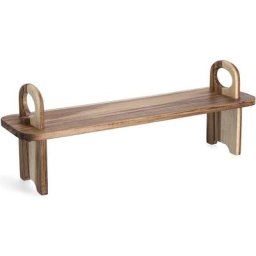 Zeller Present Servierbrett, Akazienholz, (1-St), perfekt zum Anreichen von Speisen