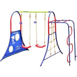 Hudora Schaukelkombination Spielplatz 64019, BxLxH: 300x230x210 cm, für bis zu 4 Kinder, max. 200 kg