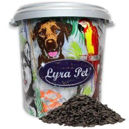 10 kg Lyra Pet® Sonnenblumenkerne schwarz hk Bulgarien in 30 l Tonne