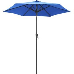 Vidaxl - Sonnenschirm Blau 200 x 224 cm Aluminium Blau