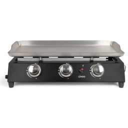 Livoo - plancha gas 7200w aus schwarzem metall - DOC249
