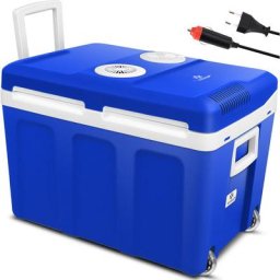40L Kühlbox mit Rollen zum Warmhalten und Kühlen thermo-Elektrische Kühlbox 12 Volt und 230 Volt