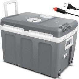 40L Kühlbox mit Rollen zum Warmhalten und Kühlen thermo-Elektrische Kühlbox 12 Volt und 230 Volt
