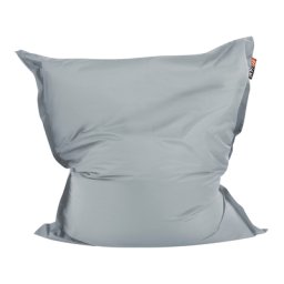 Sitzsack Hellgrau 140 x 180 cm Indoor Outdoor Stark wasserabweisender Langfristige Volumenstabilität Leicht Gewicht