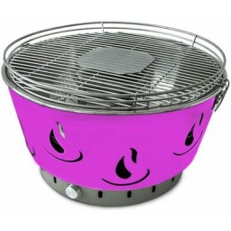 Grill Tischgrill airbroil junior Pink, Holzkohlegrill mit Aktivbelüftung - Activa