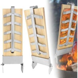 Flammlachsbretter, 2X Räucherbrett aus Zedernholz, mit 5 Stufen einstellbar Stabiler