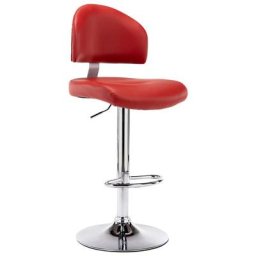 Barhocker Weinrot Kunstleder vidaXL - Rot