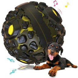 Spielzeug für aggressives Kauen, interaktives Hunde-Giggle-Ball-Spielzeug, Hundeball mit lustigem