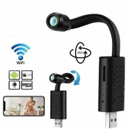 BSR - Drahtlose WiFi-Spionagekamera, versteckte Mini-Kamera, Überwachungskamera,