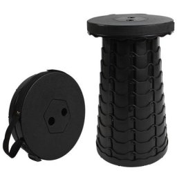 Tragbarer Klapphocker,Teleskophocker,Klappstuhl Campinghocker für Outdoor Camping Angeln Wandern