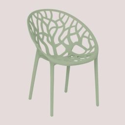 2er Set stapelbare Gartenstühle Ores Seladon - Seladon - Sklum