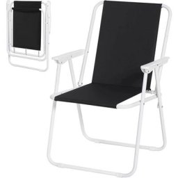WOLTU Campingstuhl klappbar, Klappstuhl Leichter für Outdoor, Angelstuhl mit Armlehnen, Strandstuhl