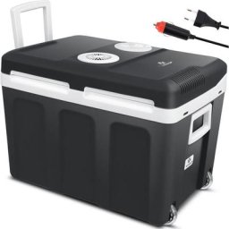 40L Kühlbox mit Rollen zum Warmhalten und Kühlen thermo-Elektrische Kühlbox 12 Volt und 230 Volt